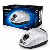 جاروبرقی سامسونگ مدل 3600MAX سری Compact، مجهز به فیلتر HEPA پنجلایه، لوله تلسکوپی و قابلیت تنظیم سرعت