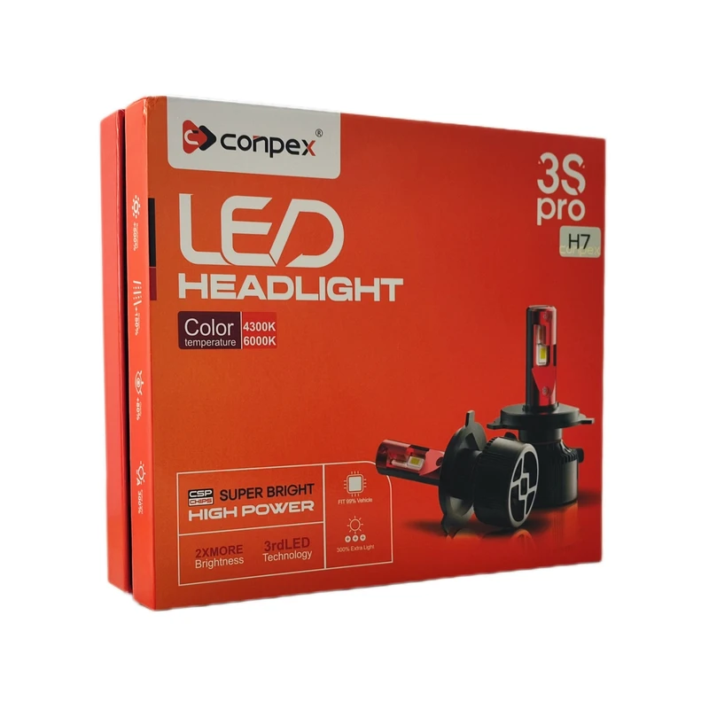 هدلایت کانپکس مدل 3S PRO پایه H7 با گارانتی