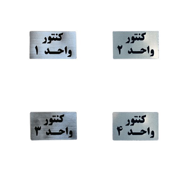 تابلو نشانگر طرح شماره کنتور مدل A8797مجموعه 4 عددی