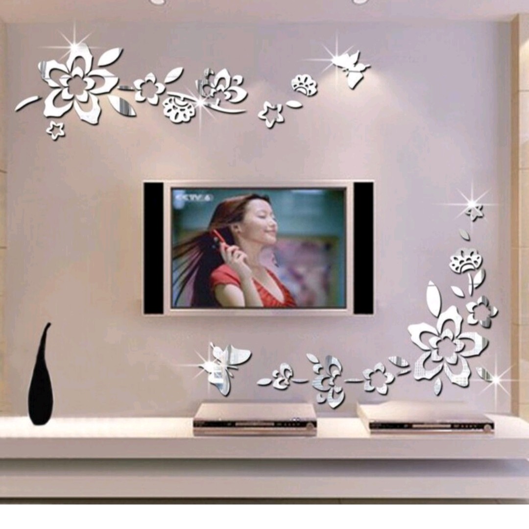 اینه دکوراتیو مدل گل گوشه.