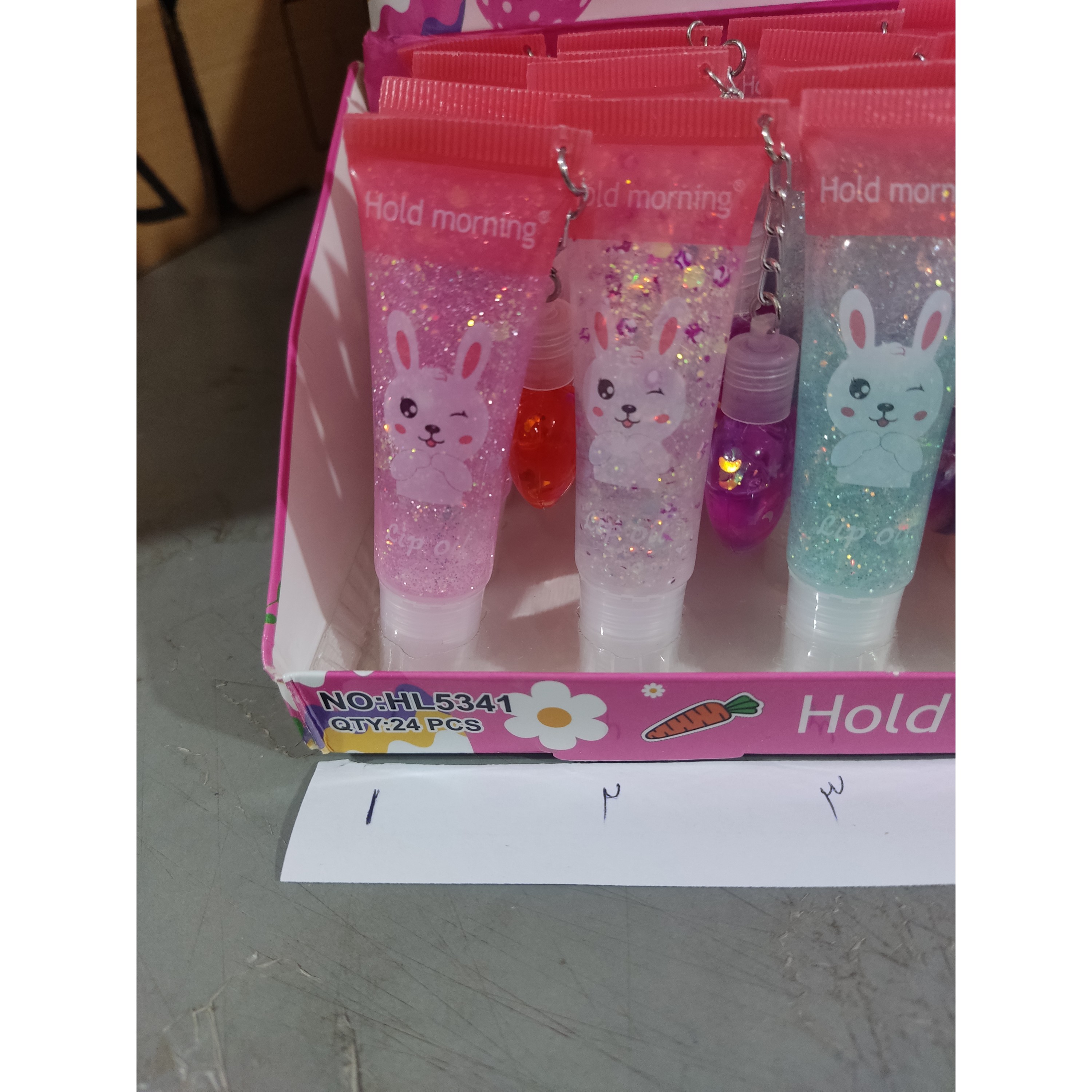 لیپ گلاس و رژ حرارتی آویز دار طرح خرگوش هولد مورنینیگ