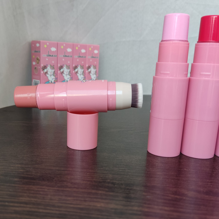 رژگونه دوطرفه کاکائویی استیکی طرح یونیکورن