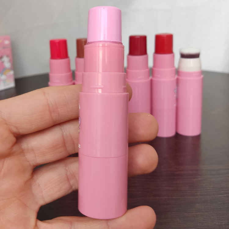 رژگونه دوطرفه کاکائویی استیکی طرح یونیکورن