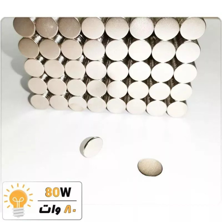 آهنربا گرد (استوانه - دیسک) نیودیمیوم 10x1 ND گرید 35