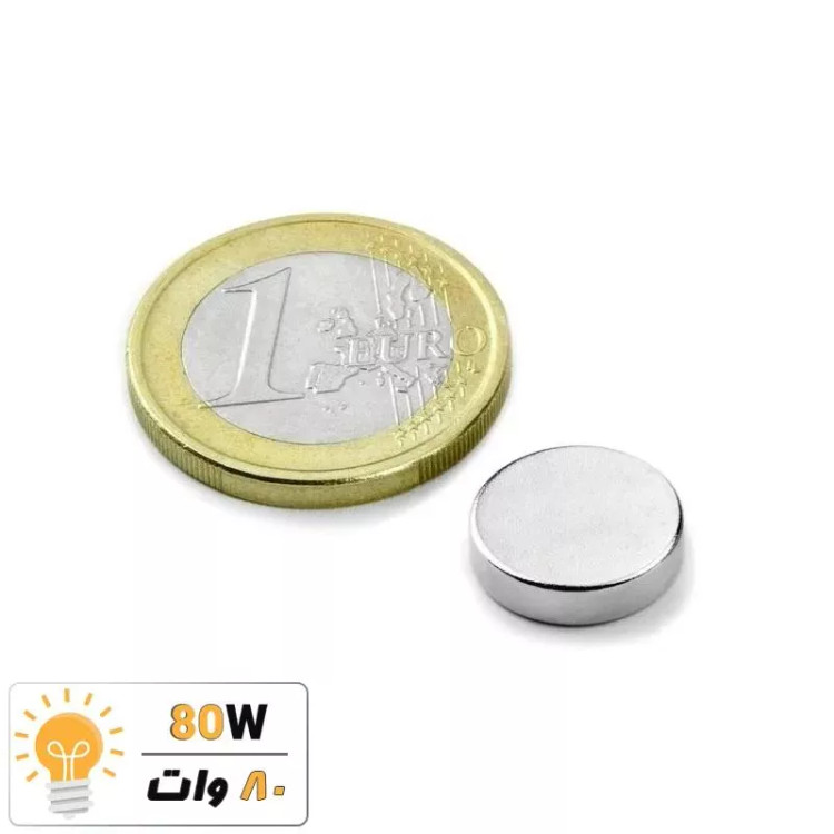 آهنربا گرد (استوانه - دیسک) نیودیمیوم 12x3 ND گرید 35