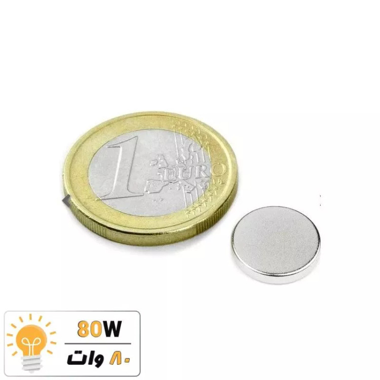 آهنربا گرد (استوانه - دیسک) نیودیمیوم 12x2 ND گرید 35