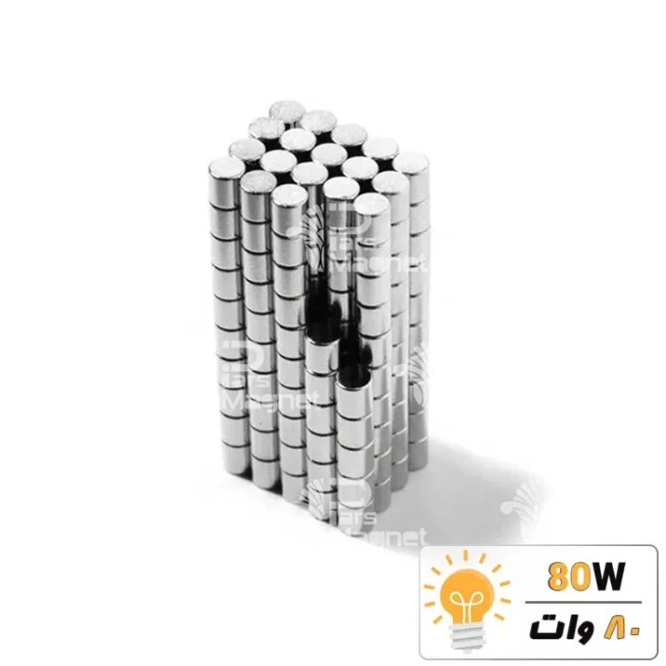آهنربا گرد (استوانه - دیسک) نیودیمیوم 2x2 ND گرید 42