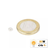 آهنربا گرد (استوانه - دیسک) نیودیمیوم 4x2 ND گرید 35