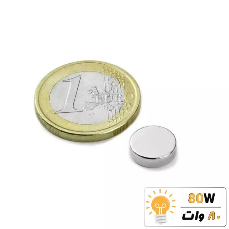 آهنربا گرد (استوانه - دیسک) نیودیمیوم 10x3 ND گرید 42