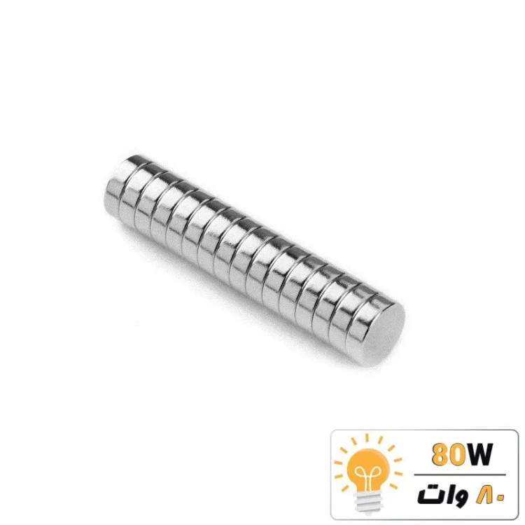 آهنربا گرد (استوانه - دیسک) نیودیمیوم 10x3 ND گرید 42