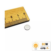 آهنربا گرد (استوانه - دیسک) نیودیمیوم 8x1 ND گرید 35