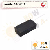 آهنربا بلوک فریت (مگنت سرامیکی) 40x20x10 FR