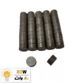 آهنربا گرد فریت سکه ای (مگنت سرامیکی) 10x5 FR