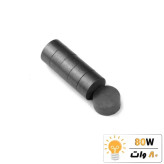 آهنربا گرد فریت سکه ای (مگنت سرامیکی) 12x5 FR