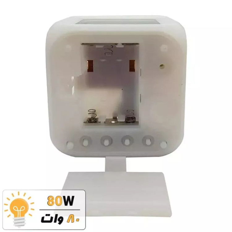 ساعت و دماسنج دیجیتال رنگی آلارم دار مکعبی CHH508 RGB