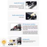 ماژول بلوتوث صوتی VHM-314-V2 دارای خروجی AUX و کلیدهای کنترلی