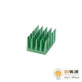 هیت سینک مخصوص پردازنده و تراشه های SMD سبز رنگ سایز 20x14x11mm