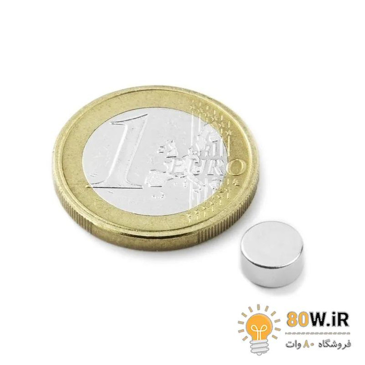 آهنربا گرد (استوانه - دیسک) نیودیمیوم 6x3 ND گرید 35