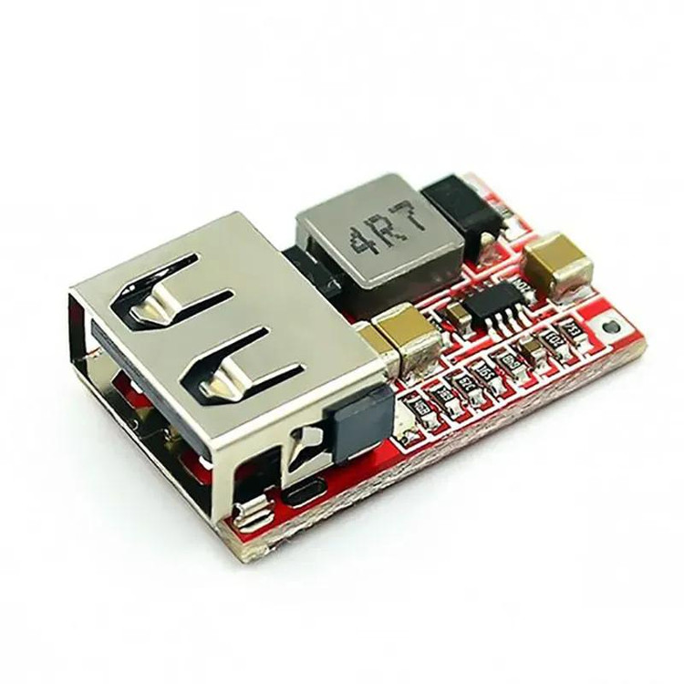 ماژول تغذیه USB کاهنده DC به DC از 6V-24V به 5V 3A