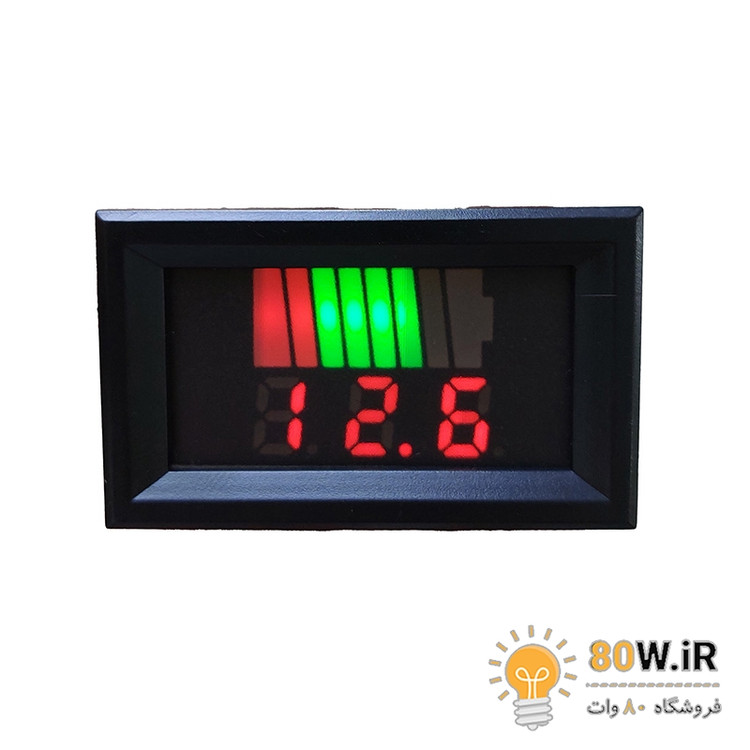 ماژول نمایشگر میزان شارژ باتری خودرویی مدل A001