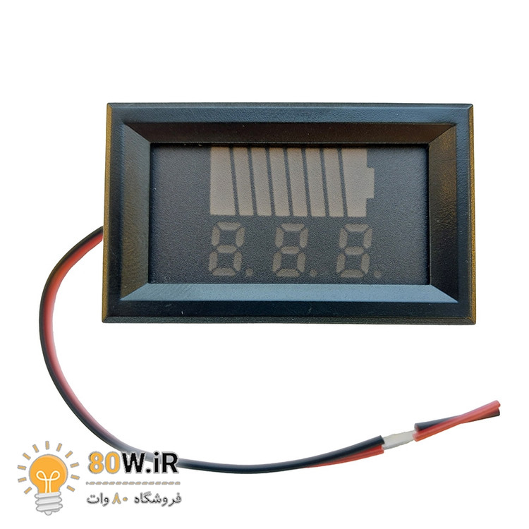 ماژول نمایشگر میزان شارژ باتری خودرویی مدل A001