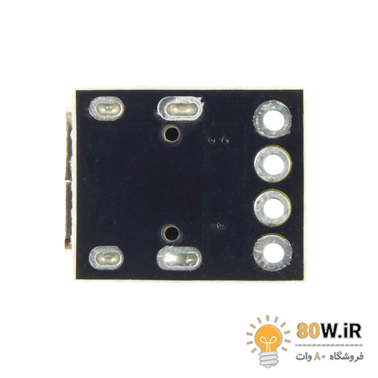 برد برک اوت USB2 Type-C دارای سوکت مادگی برد مشکی