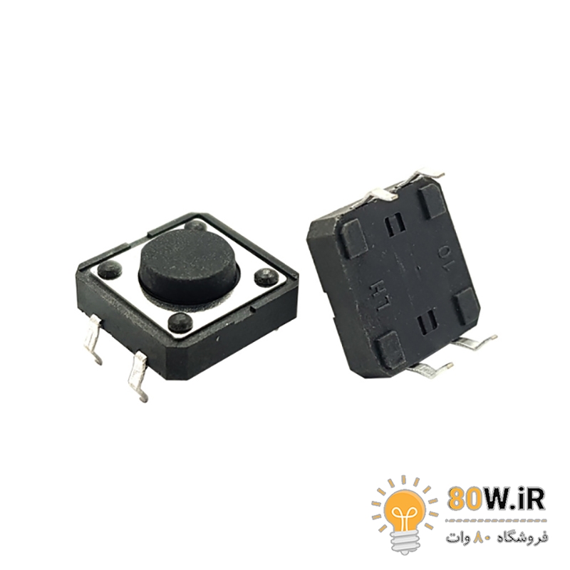 تک سوییچ سر تخت 12x12x5 4PIN