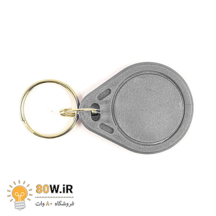 تگ RFID سر کلیدی IC key - فرکانس 13.56MHz خاکستری