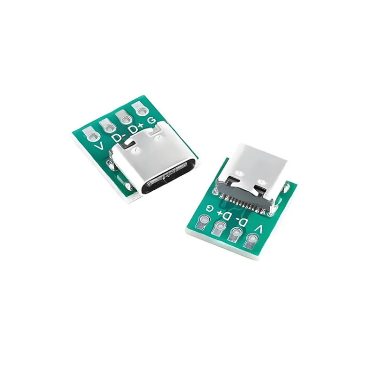 برد برک اوت USB2 Type-C دارای سوکت مادگی