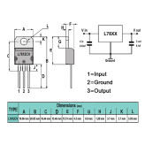 رگولاتور 12+ ولت L7812CV پکیج TO-220