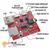 ماژول بلوتوث صوتی با ریموت مدل HW-772
