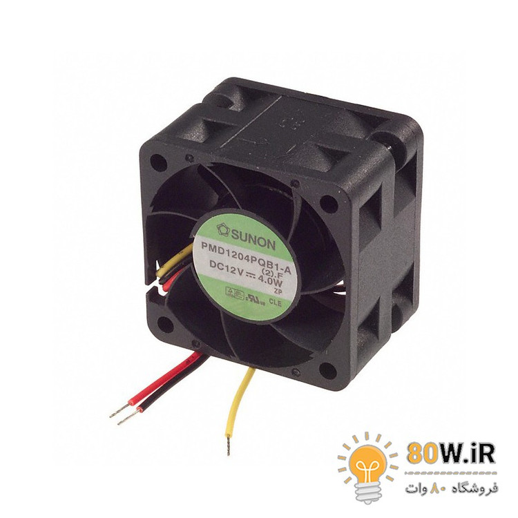 جت فن 12V-4W سایز 4x4x2.8 مارک SUNON مدل PMD1204PQB1-A