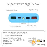 کیس پاوربانک KA4 فست شارژ QC با دو ورودی Micro - Type-C و دو خروجی USB