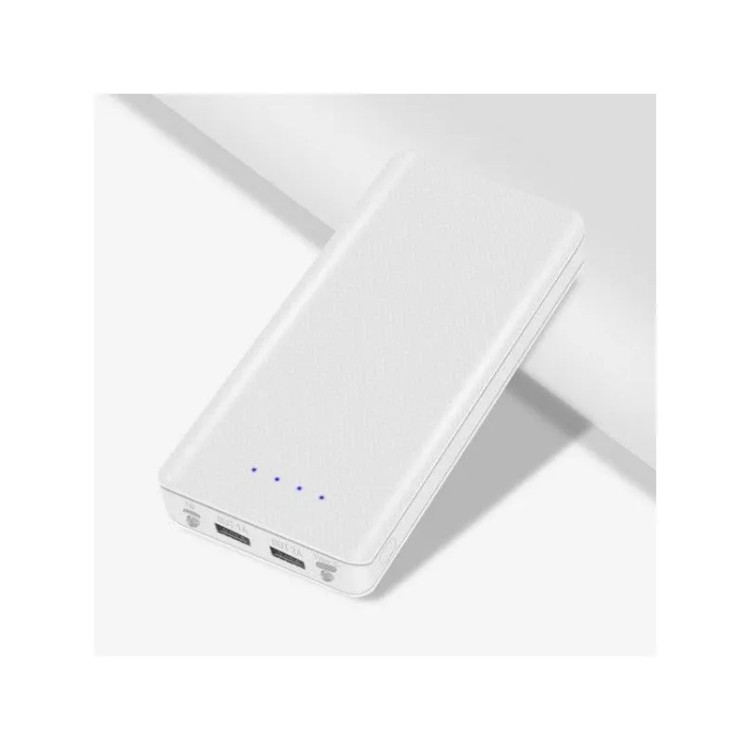 کیس پاوربانک 20000mAh با ورودی Type-C و micro USB و دو خروجی USB مدل W8