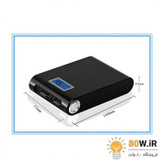 کیس پاوربانک 12000mAh دو خروجی USB به همراه نمایشگر و برد 4 باتری