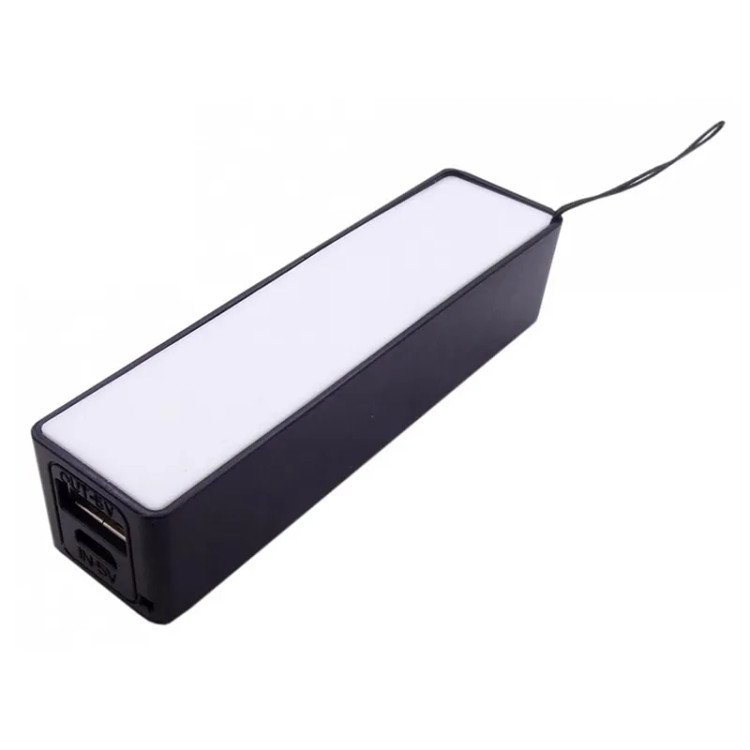 کیس پاوربانک جیبی تک سل پلاستیکی دارای خروجی 5V 1A