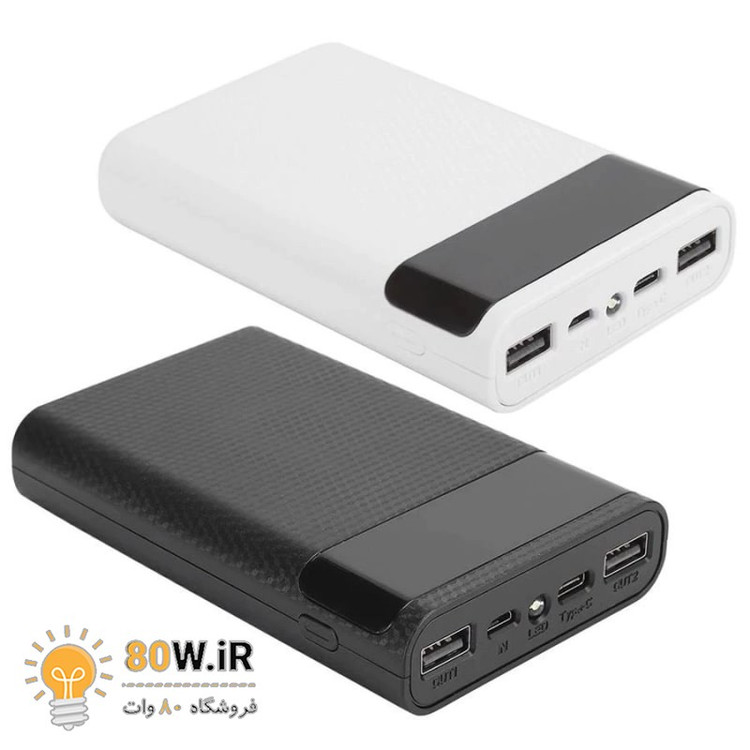 کیس پاوربانک KA4 با دو ورودی Micro Type-C