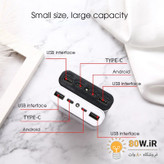 کیس پاوربانک KA4 با دو ورودی Micro Type-C