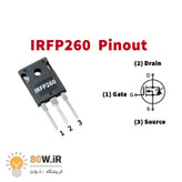 ماسفت IRFP260 نوع N-Channel پکیج TO-247