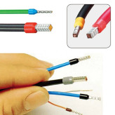 وایرشو دوبل روکش دار سفید سایز 0.5 مدل TE0508 (بسته 100 عددی)