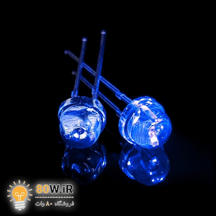 LED کلاهی 5mm آبی