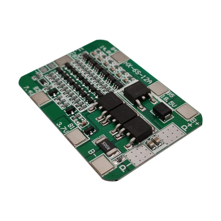 ماژول محافظ شارژ و دشارژ باتری 6 سل 12 آمپر HX-6S-12A