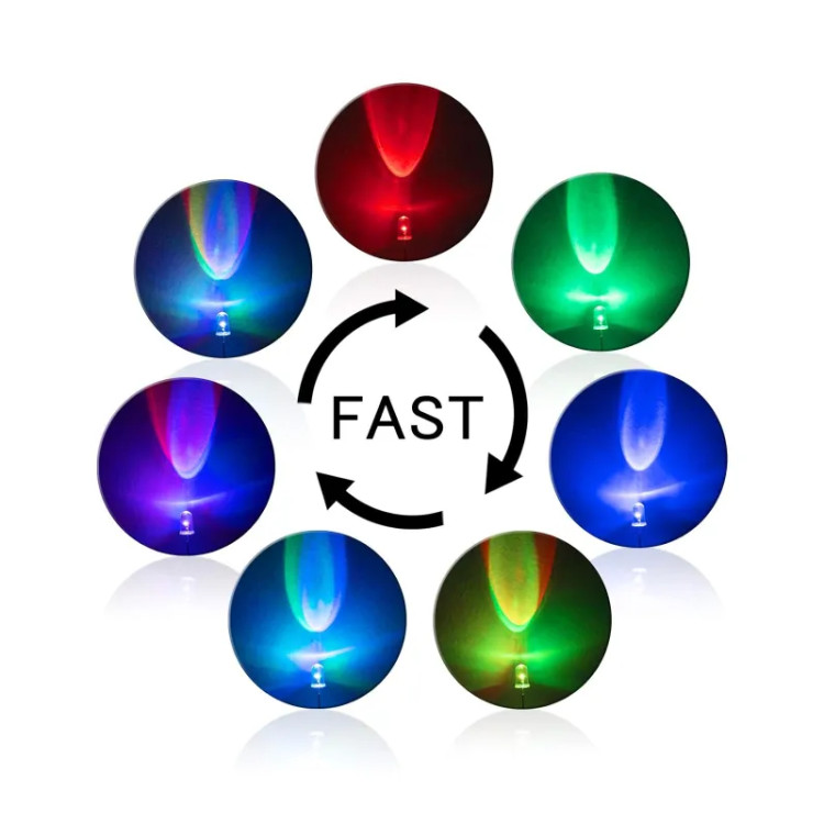 LED سوپر هایبرایت هفت رنگ
