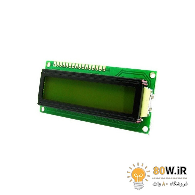 LCD کاراکتری 2x16 بک لایت سبز
