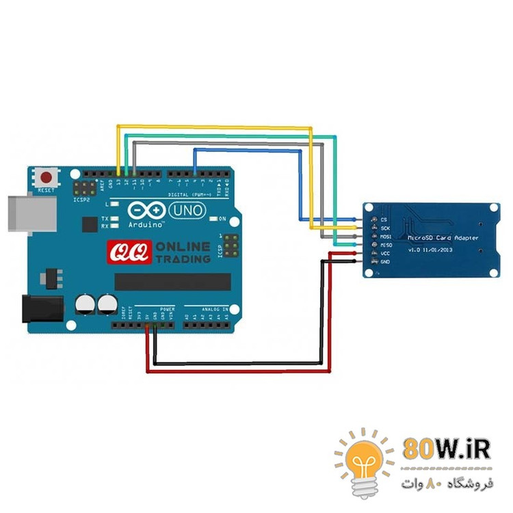 ماژول کارتخوان میکرو SD - مموری ریدر میکرو SD - Micro SD/TF