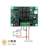 ماژول ترموستات دیجیتال XH-W1219 دارای نمایشگر و کلیدهای کنترلی