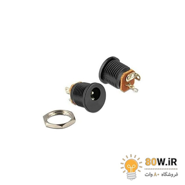جک آداپتور روپنلی مدل DC-022 رنگ مشکی