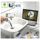 دوربین آندوسکوپ 1.3 مگاپیکسل با لنز 7mm و کابل 1 متر ارتباط USB سازگار با ویندوز و اندروید ضدآب