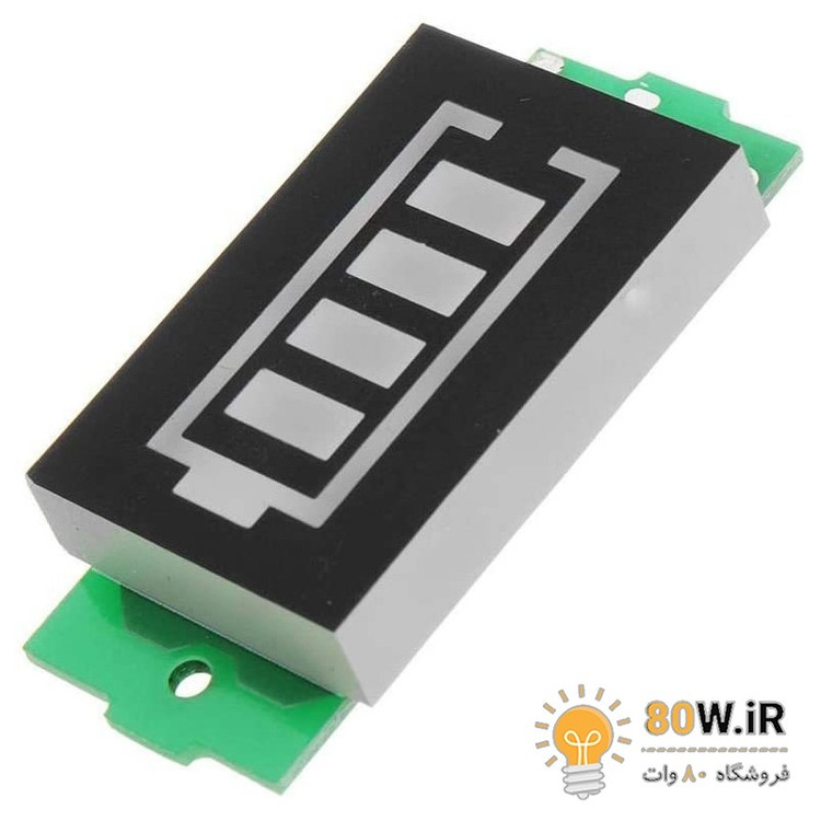 ماژول نمایشگر سطح شارژ باتری لیتیوم 1 تا 8 سل