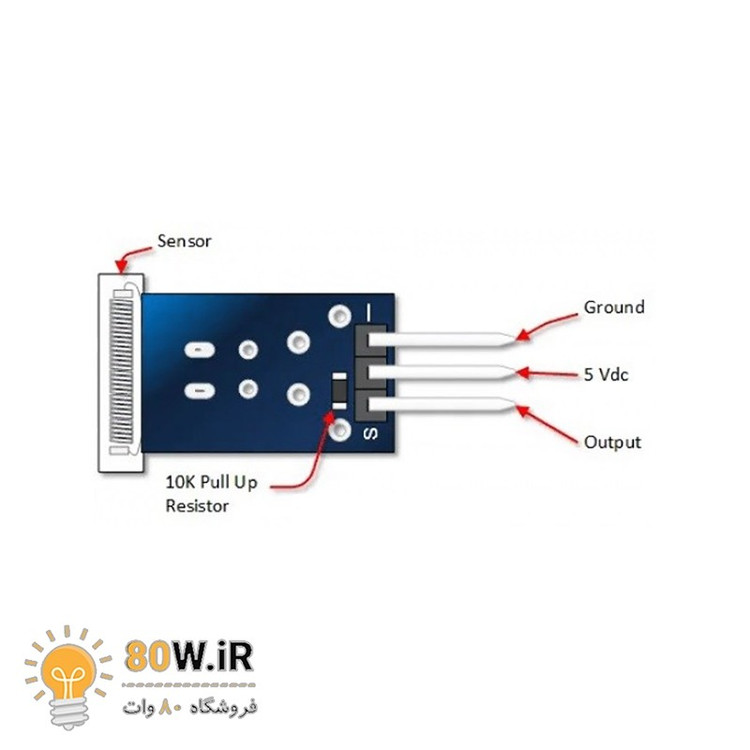 ماژول سنسور ضربه و ارتعاش KY-031